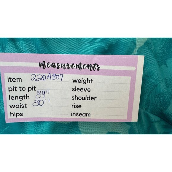 2/$30 NWT Something New Medium Turquoise/Teal Floral Ruffle Maxi Skirt Side Slit - Picture 11 of 16